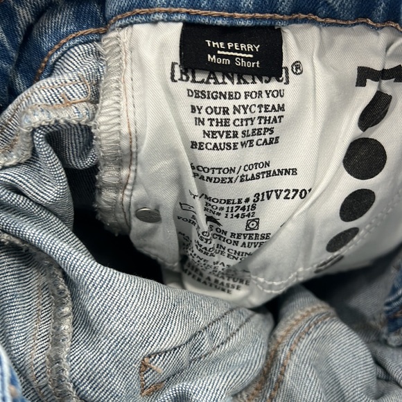 Blank NYC womens The Hoyt No Thanks High-Rise Mini Flare Jean, 25, Blue - Picture 8 of 9